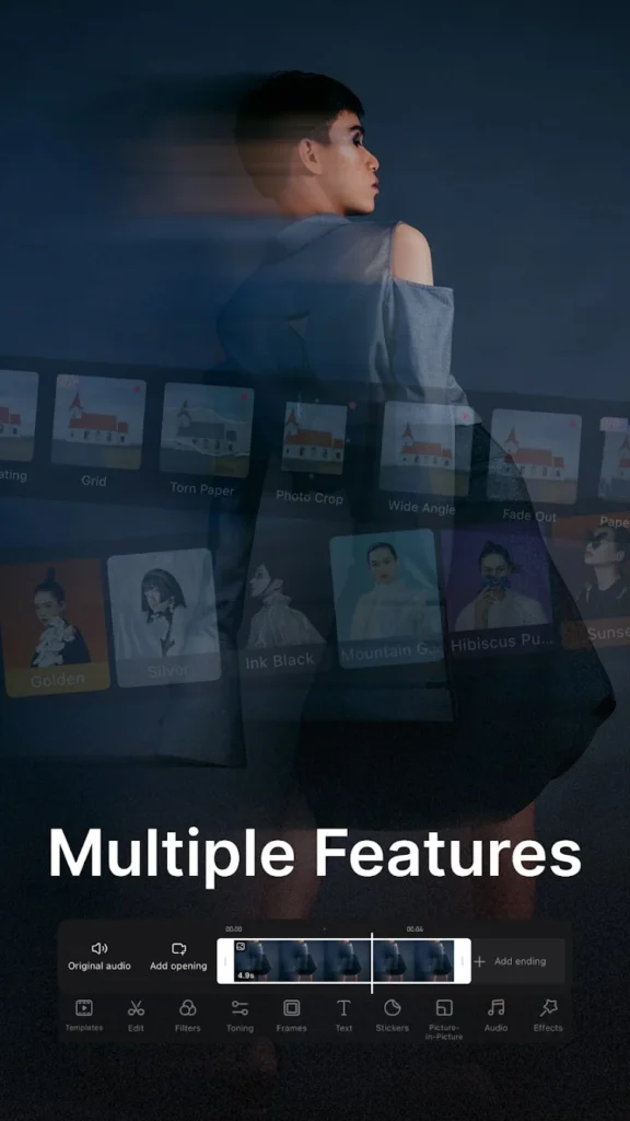 Wink mod APK multiple features
